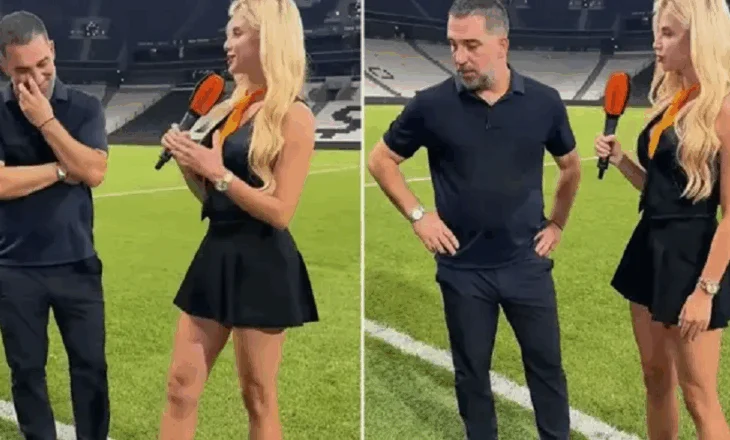 Arda Turan shmang kontaktin sy më sy me gazetaren ukrainase, rrjeti bën humor me të: “Ka frikë nga gruaja…”