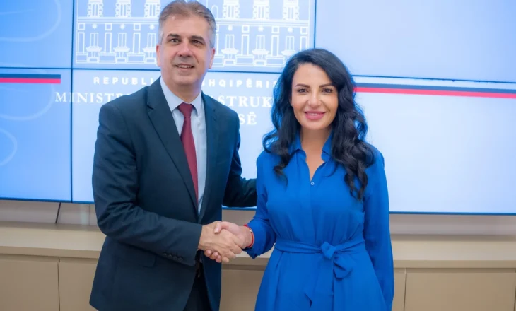Belinda Balluku me Ministrin e Energjisë dhe Infrastrukturës së Izraelit, Eli Cohen