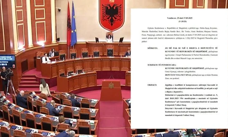 Çështja e mandateve, Gjykata Kushtetuese riaktivizon mekanizmin e një të pestës së deputetëve