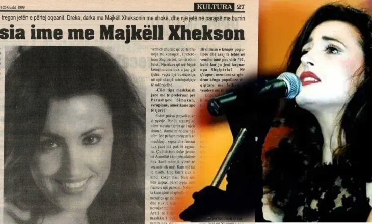 Çfarë thoshte Parashqevi Simaku për “Koha Jonë” më 1999, për përvojën e saj amerikane dhe si e njohu Michael Jackson?