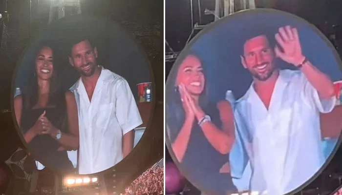 “Coldplay” e bën sërish…; Messi dhe Antonella surprizohen nga “kiss cam” (video)