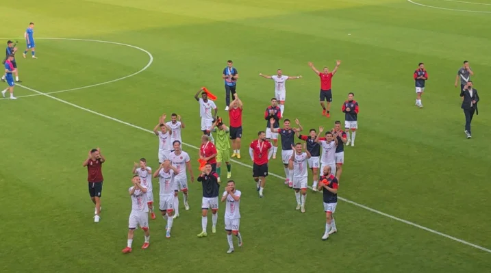 Conference League, Vllaznia kualifikim me pëmbysje në Letoni