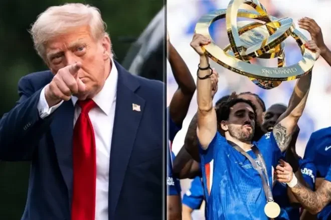 Cucurella kujton momentin “viral” me Donald Trump: Po kush guxonte t’i thoshte gjë…, isha i frikësuar