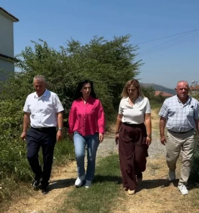 Deputetja Aulona Bylykbashi viziton dy modele suksesi të zhvillimit rural në Gjinar dhe Gjergjan