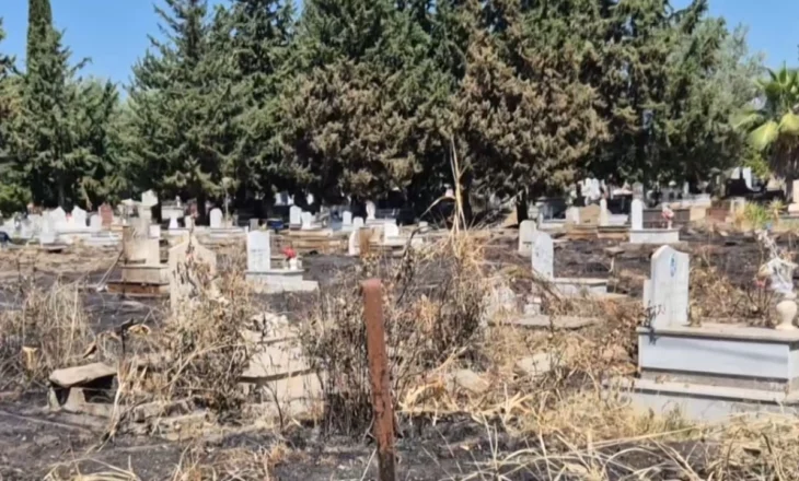 Digjen varrezat në Elbasan, një pjesë e tyre u përfshi nga flakët, procedohet një 33-vjeçar