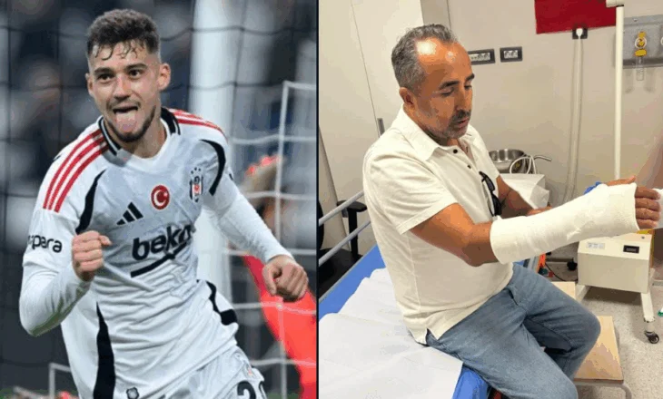 E pabesueshme/ Gjuajtja e fort e Ernest Muçit kapi fotografin në Turqi, përfundon në spital me 2 fraktura dhe 1 çarje