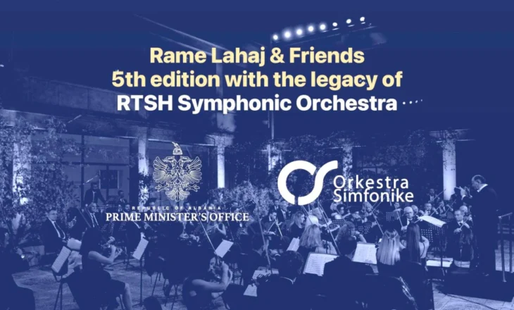 Edicioni i pestë i RLIOF, Orkestra Simfonike e RTSH-së do të performojë në mbrëmjen gala “Ramë Lahaj & Friends” 