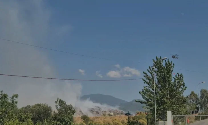 Elbasani 72 orën nën ‘pushtetin’ e flakëve, forca të shumta zjarrfikësesh në vendngjarje, si paraqitet situata