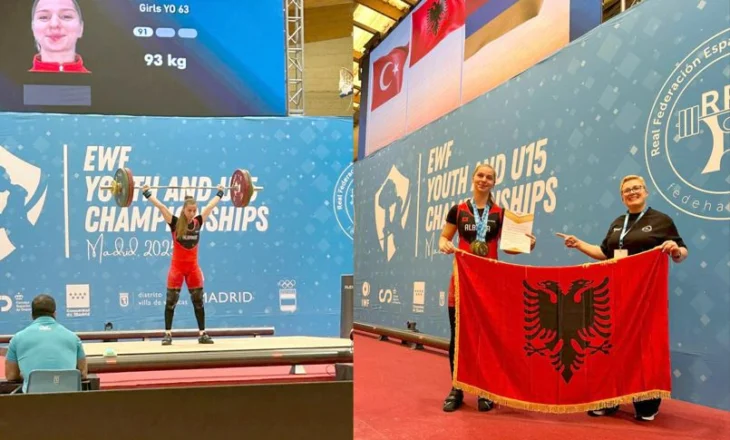 Enkileda Carja kampione e Europës me 6 rekorde, 3 medalje ari për Shqipërinë