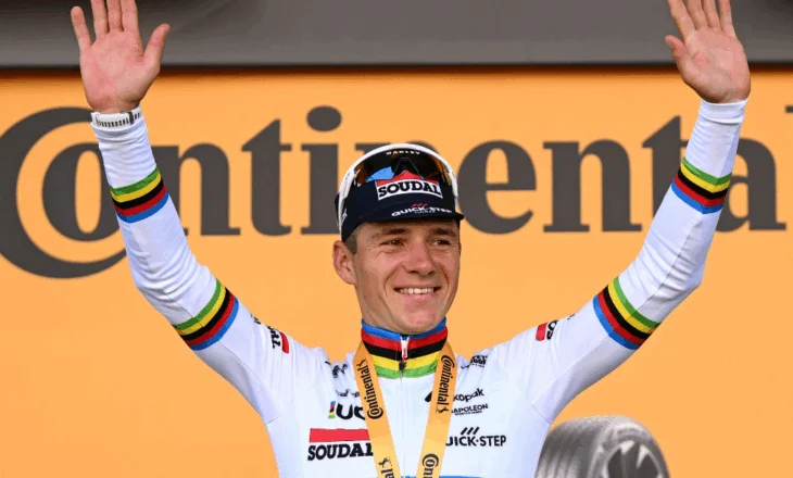Evenepoel fiton në kronometër, Pogaçar kryeson ‘Tour de France’