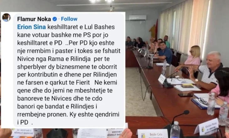 Famur Noka nuk u beson dot syve që kryetari i emëruar prej tij votoi PRO