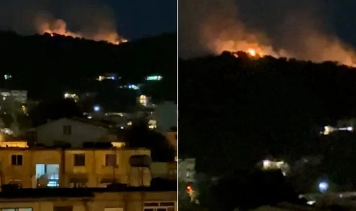 Flakë në kryeqytet/ Përfshihet nga zjarri Kodra e Selitës, terren i vështirë, nuk dihet nëse…