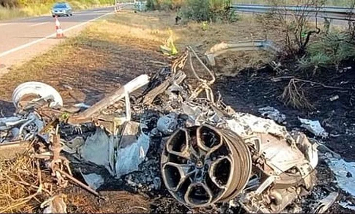 ‘Flakët e ferrit’, ja çfarë mbeti nga Lamborghini i djegur i Diogo Jotës dhe të vëllait! Trupat u identifikuan pas testeve ADN