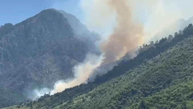 Flakët në Dukat rrezikojnë Parkun Kombëtar të Llogarasë, kërkohet ndërhyrje nga ajri