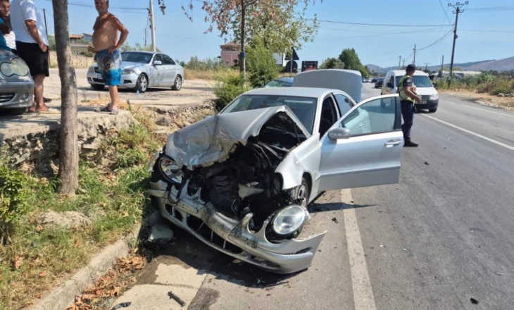 FOTO/ Aksident me 4 të plagosur në rrugën Sarandë-Delvinë