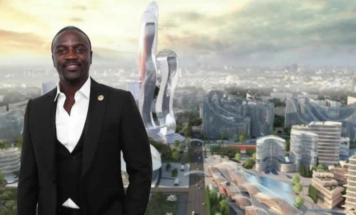 FOTO/ Bëhet ‘shkrumb e hi’ projekti miliarda dollarësh i Akon për qytetin e së ardhmes