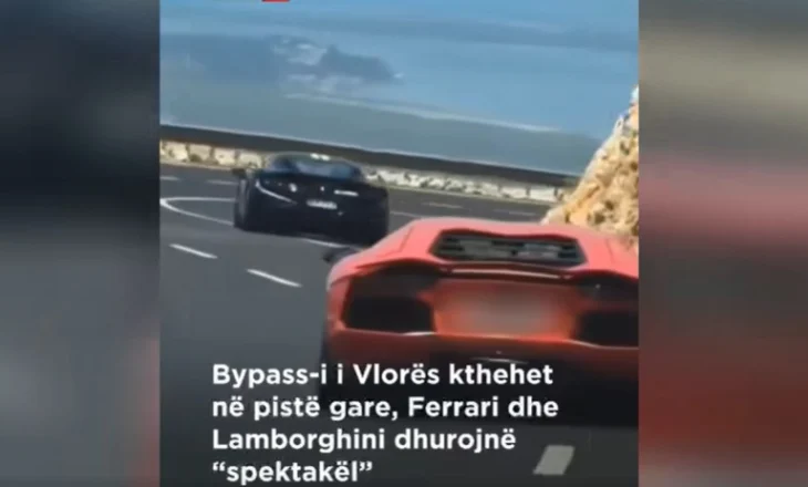Gara të rrezikshme në “Bypass”-in Vlorë–Orikum, Policia gjobit dy “pilotët” nga Maqedonia e Veriut