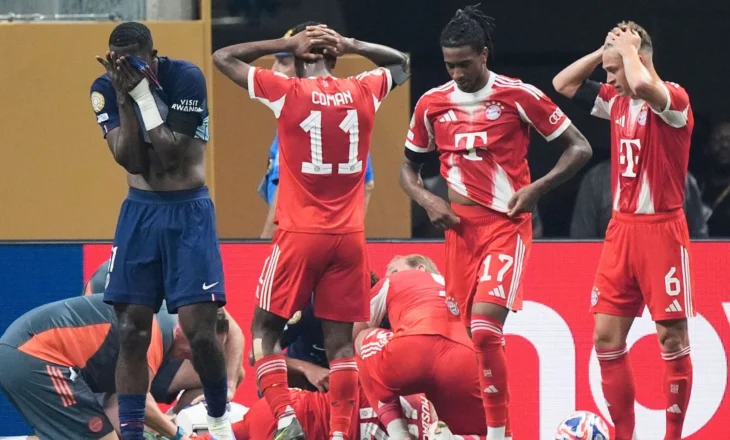 Gola, spektakël, por dhe një dëmtim i frikshëm, PSG-Bayern “ndez” Botërorin e Klubeve (VIDEO)