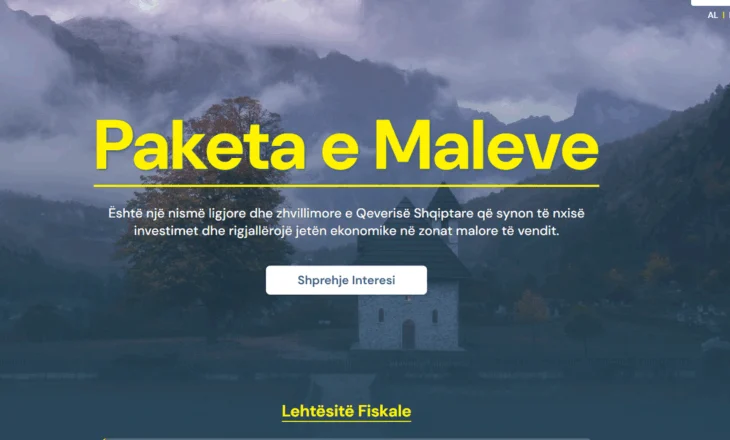 Hapen zyrtarisht aplikimet për “Paketën e Maleve”
