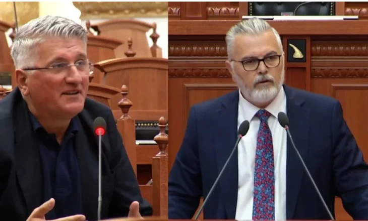 Ironi mes Toni Gogut dhe Agron Gjekmarkajt në Kuvend