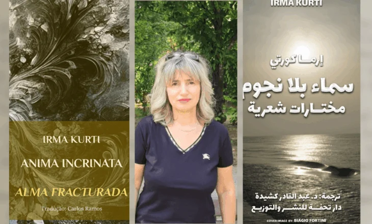 Itali/ Poetja Irma Kurti botohet në Portugali dhe Algjeri