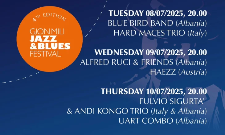“Kur tingujt e jazz-it takojnë natën, lind magjia!” Edicioni i IV i “Gjon Mili Jazz & Blues Festival”