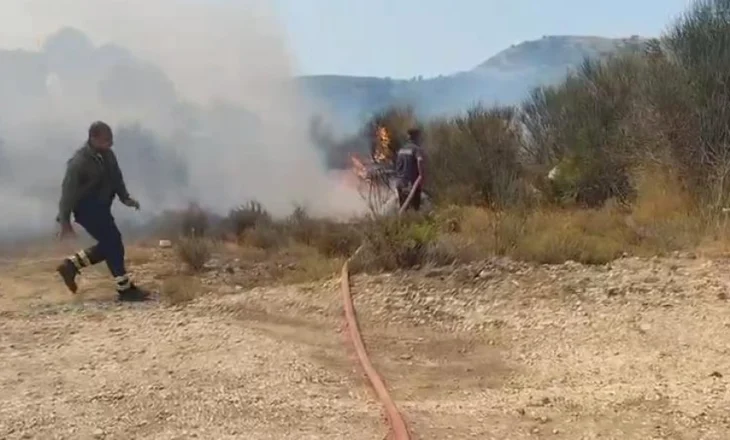Mallakastër/ Vijon aktive vatra e zjarrit në Belishovë