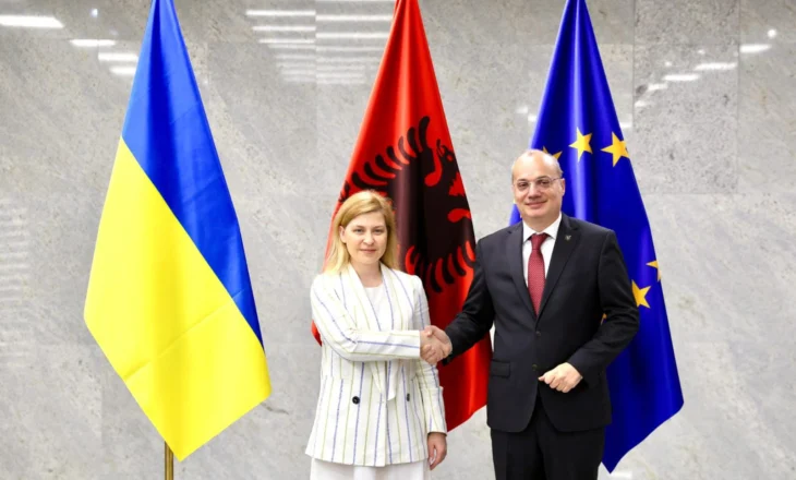Ministri Hasani takon Zëvendëskryeministren e Ukrainës: Riafirmojmë mbështetjen e palëkundur të Shqipërisë