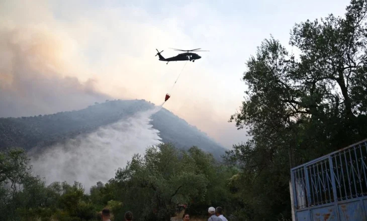 Ministri Vengu ndan informacionet mbi zjarret/ Rreth 1 mijë forca nga toka, 4 helikopterë dhe 1 avion nga ajri