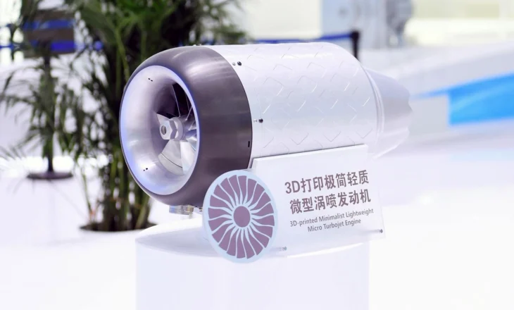 Motori mini reaktiv i printuar në 3D kryen testin e fluturimit