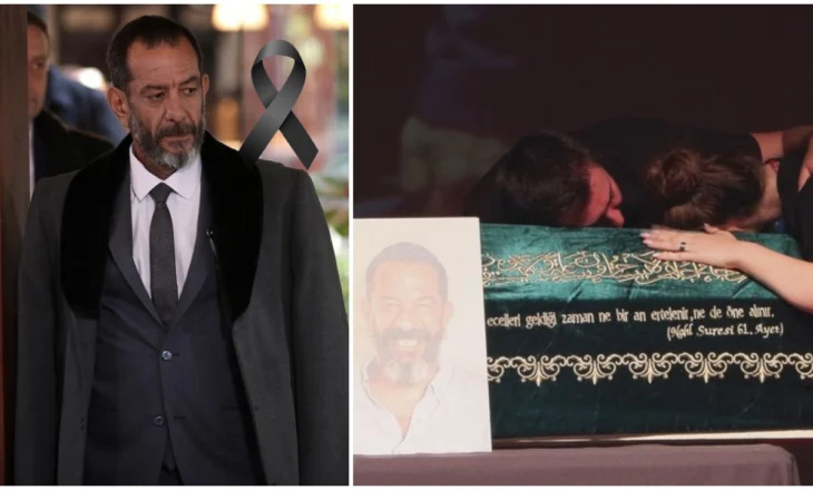 Ndahet nga jeta aktori i famshëm i telenovelave turke në moshën 52-vjeçare, momentet prekëse të familjarëve në varrim