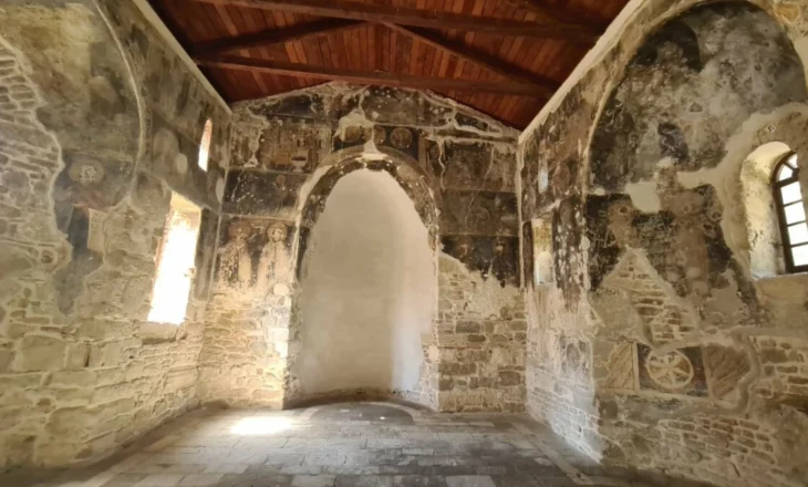 Ndërhyrje konservuese në muralen e Manastirit të Shën Mërisë në Apoloni, vepër e realizuar…