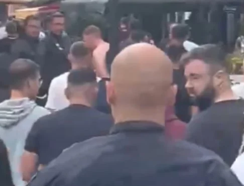 Ndeshja e Champions/ Plas sherri në Prishtinë, tifozët shqiptarë përleshen me ato të Kopenhagenit