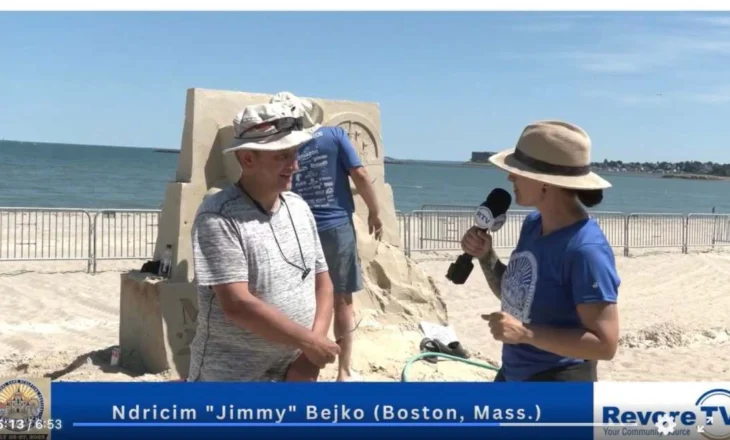 Ndriçim “Jimmy” Bejko pjesë e festivalit të skulpturës në rërë në Massachusetts