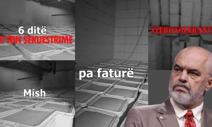 “Në 6 ditë”,Rama publikon pamjet e aksionit: Vijon sekuestrimi i qumështit, bulmetrave dhe mishit pa faturë!