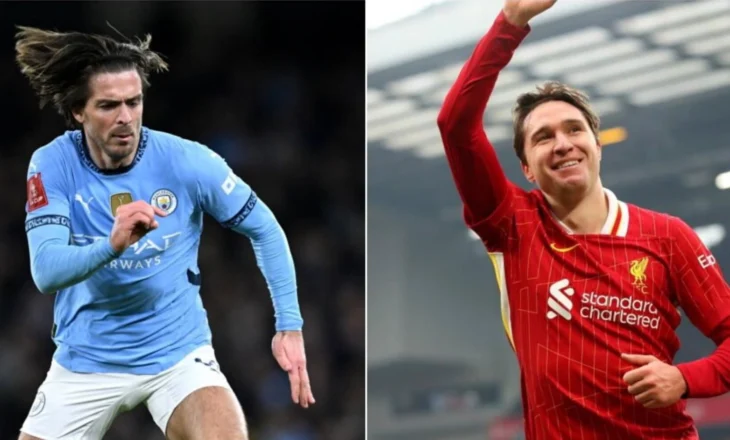 Në kërkim të një sulmuesi, Napoli tenton Grealish dhe Chiesa-n