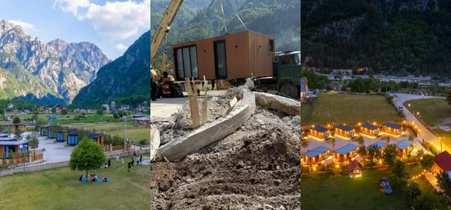 Nga promovimi në shembje/ Qëndrimi kontradiktor i Benet Becit për kabinat e ndërtuara pa leje në Theth