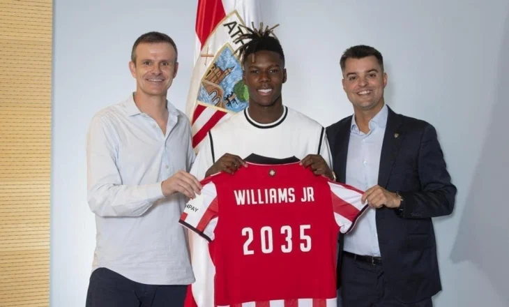 Nico Williams zbulon arsyen përse rinovoi kontratën me Athletic duke refuzuar Barça e Bayern