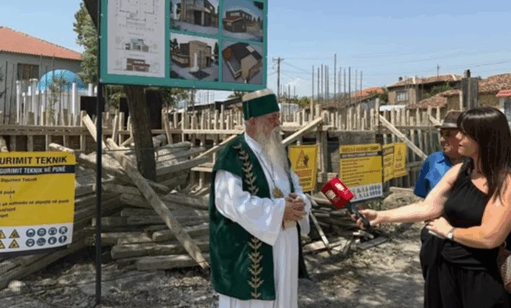 Nis ndërtimi i shtëpisë muze të Dritëro Agollit, Baba Mondi bekon punimet