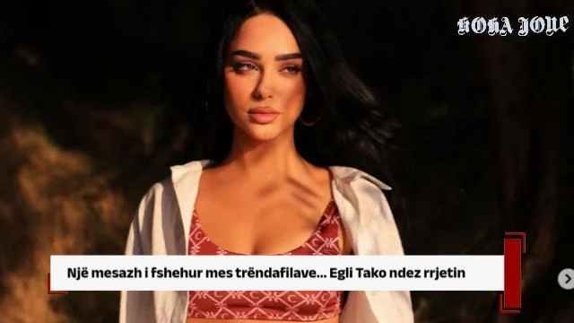 Një mesazh i fshehur mes trëndafilave… Egli Tako ndez rrjetin