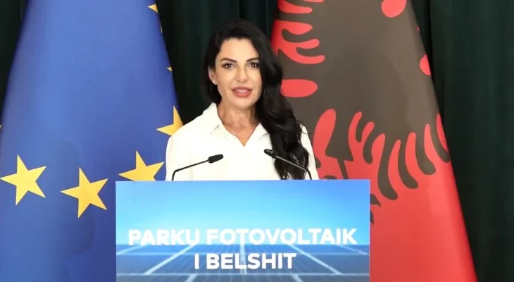 Parku diellor në Belsh, zv/kryeministrja Balluku: Energji për 50 mijë qytetarë, më pak karbon në mjedis