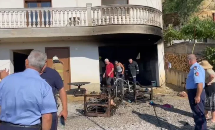 Përfshihet nga flakët banesa në Maliq, dëme materiale