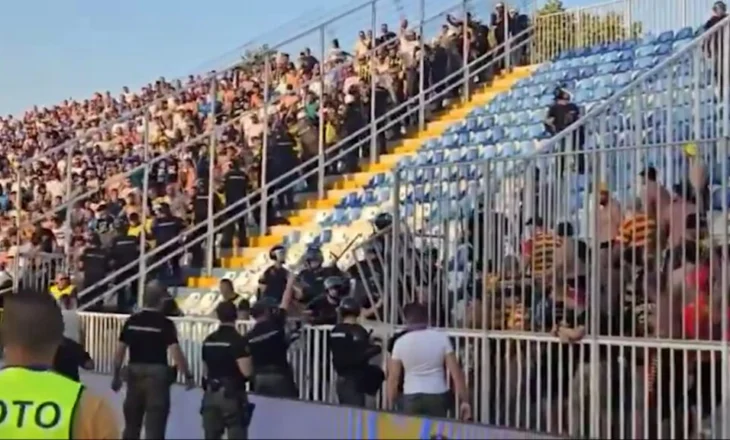 Përplasje në ndeshjen Novi Pazar-Jagiellonia! Tifozët polakë sulmohen pas thirrjeve provokuese kundër Kosovës