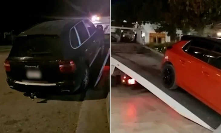 Policia e Vlorës në aksion/ Qindra gjoba ndaj drejtuesve që kishin parkuar keq, dhjetëra makina hiqen me karrotrec