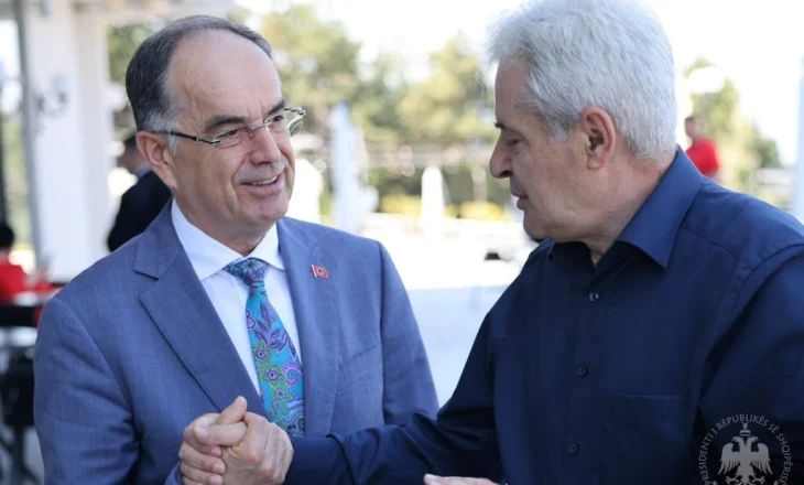 Presidenti Bajram Begaj, takon Ali Ahmetin: Shqiptarët në Maqedoninë e Veriut, faktor shtetformues