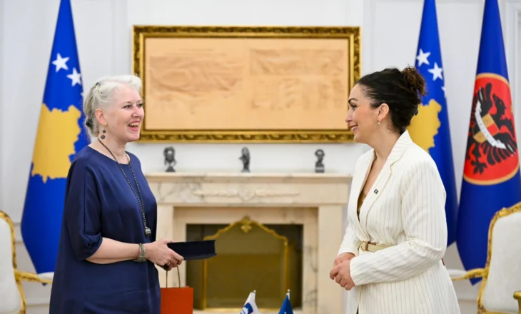 Presidentja Osmani priti në takim lamtumirës ambasadoren e Sllovenisë, Minca Benedejčič