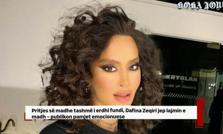 Pritjes së madhe tashmë i erdhi fundi, Dafina Zeqiri jep lajmin e madh – publikon pamjet emocionuese