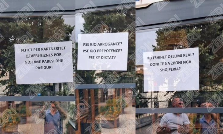 “Protesta e heshur” e pronarëve të bizneseve në Korçë kundër aksionit të qeverisë për lirimin e hapësirave publike!
