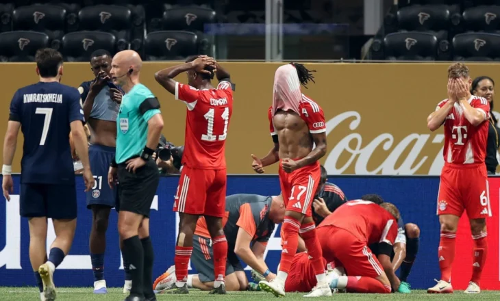 PSG eleminon Bayern, por bukuria e supersfidës u prish nga dëmtimi i rëndë i Jamal Musiala (VIDEO)