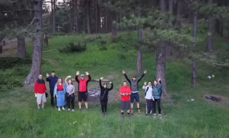 Rama ndan pamjet nga liqeni i zi në Radomirë (VIDEO)